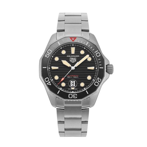 TAG Heuer Aquaracer Professional 300 43 Titanium / Black / Watches of Switzerland
